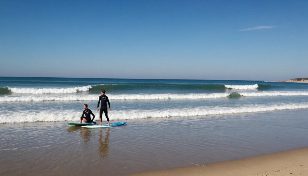 La météo et les conditions de surf
